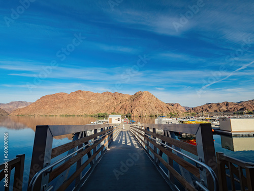 Sunny view of the beautiful landscape around Willow Beach