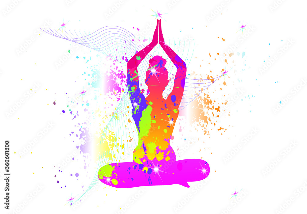 Yoga logo hi-res stock photography and images - Alamy