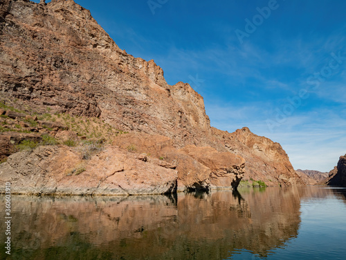 Sunny view of the beautiful landscape around Willow Beach