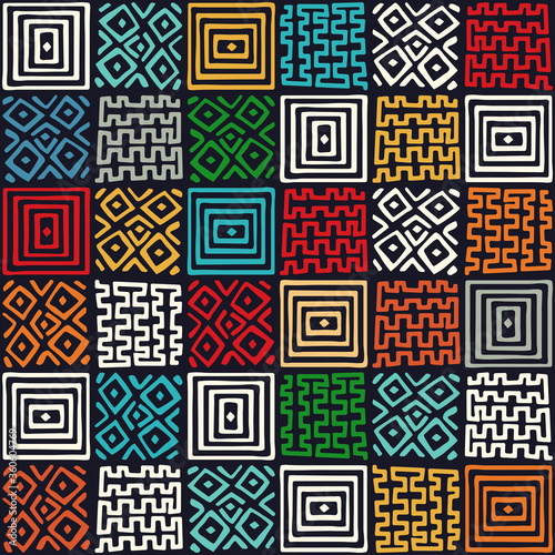 African ethno pattern 7