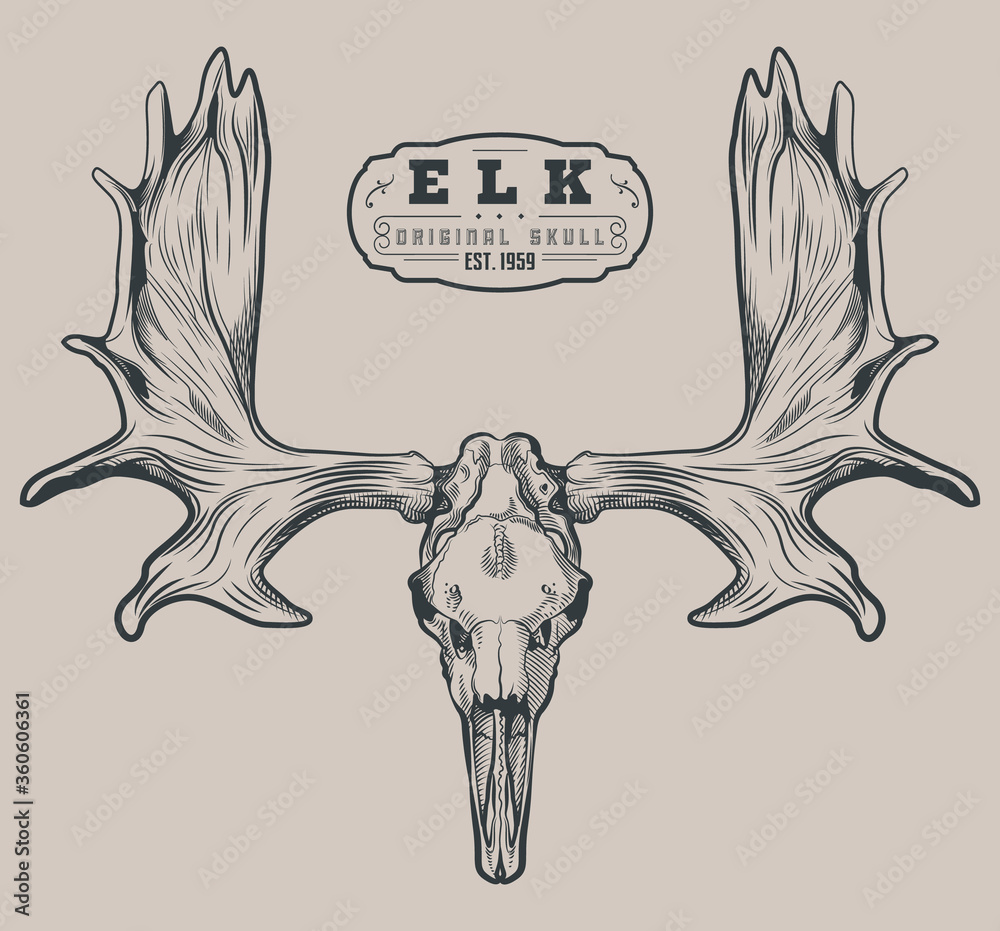 Elk Skull & Inky Cap Mushrooms Flash Tattoo - Serafine Lea's Ko-fi Shop -  Ko-fi ❤️ Where creators get support from fans through donations,  memberships, shop sales and more! The original 'Buy