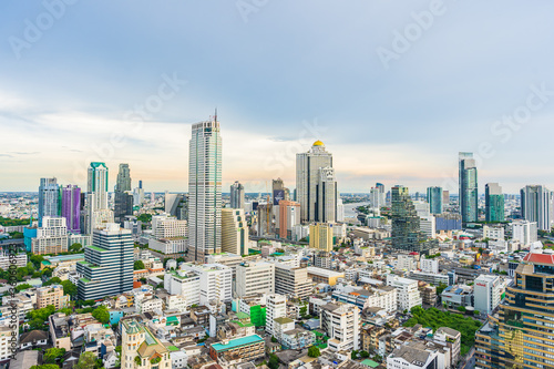 Bangkok, Thailand - 25 June 2020 : Beautiful architecture building around bangkok city in Thailand