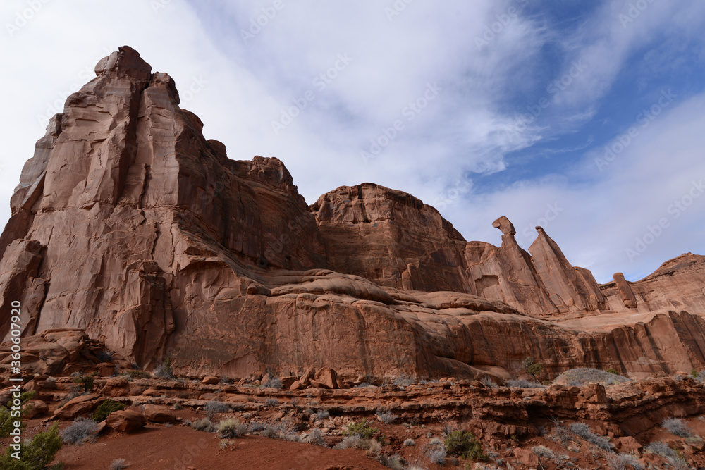 Arches desert landscape