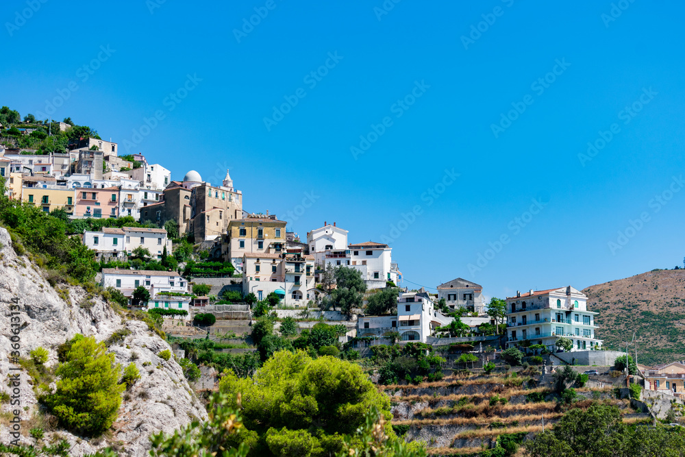 Italy, Campania, Vietri sul Mare - 15 August 2019 - Delightful village on the Amalfi coast