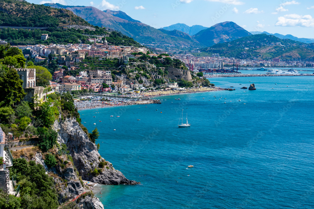 Italy, Campania, Vietri sul Mare - 15 August 2019 - Wonderful glimpse of the Amalfi coast