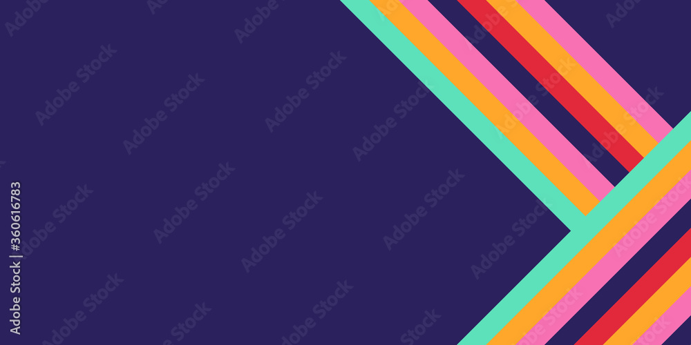 Sale and presentation design background set with colorful art lines. Colorful Background