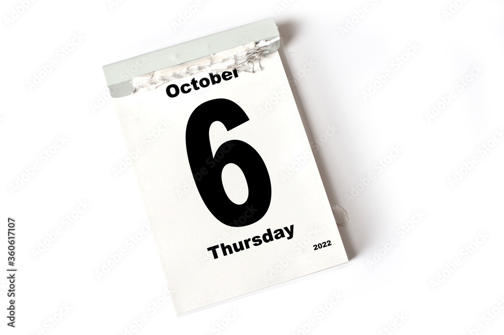 6 October 2022 6 October 2022