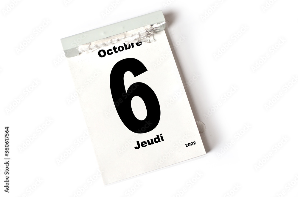 6 Octobre 2022 6 Octobre 2022