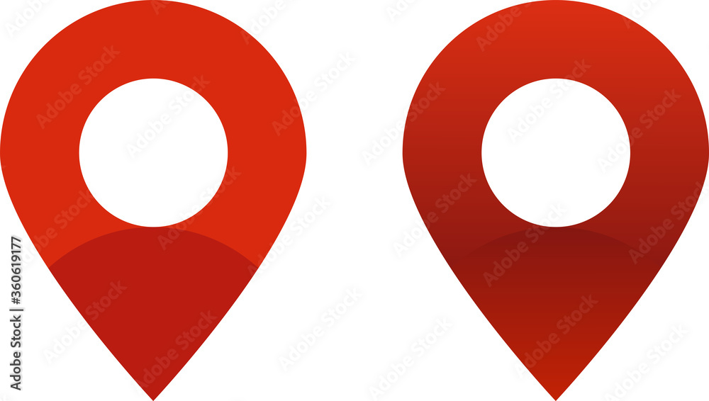 Location Pin Sign location pin icon on transparent. location pin sign. flat style. red ...