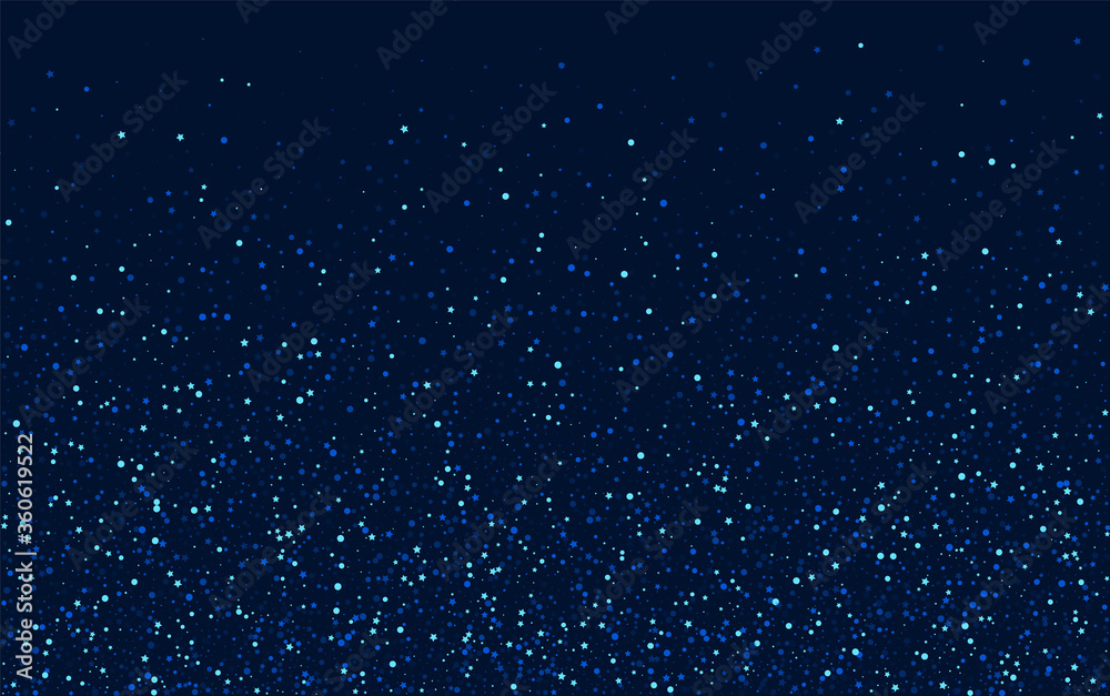 Blue Holiday Digital Universe Background. Dark 