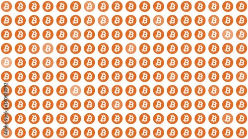 Bitcoin Mining Concept Graphic Animation Loop - Blockchain Cryptocurrency Decentralized Currency