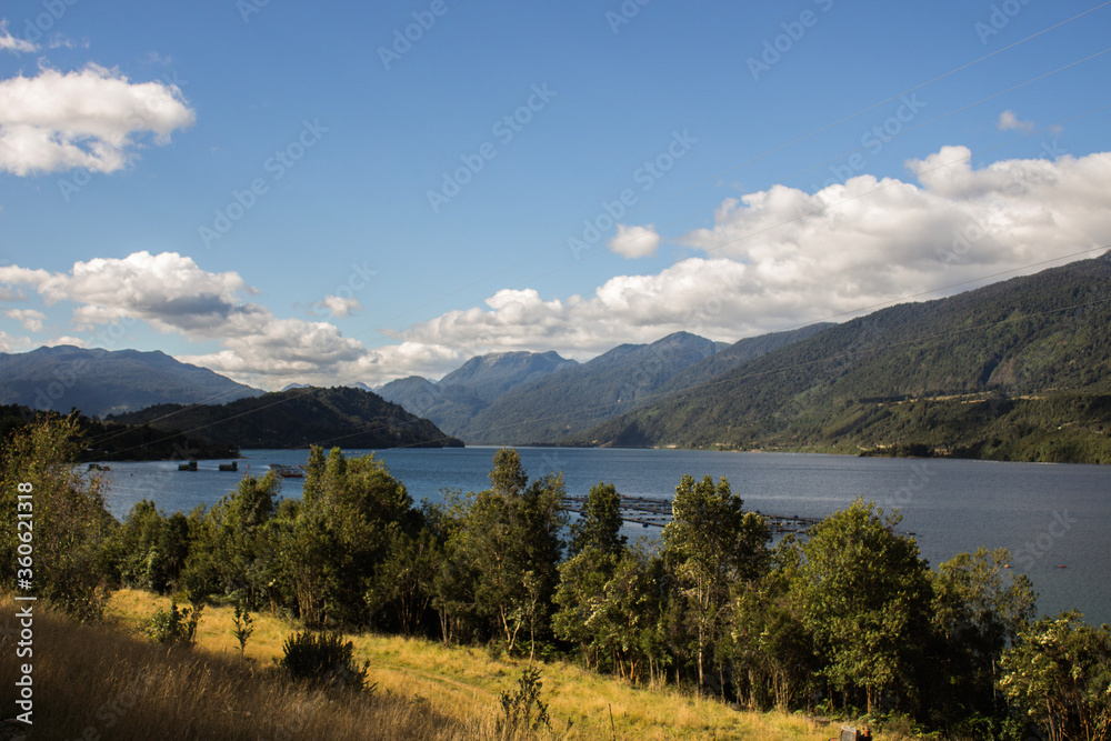 lake and mountains lake and mountains