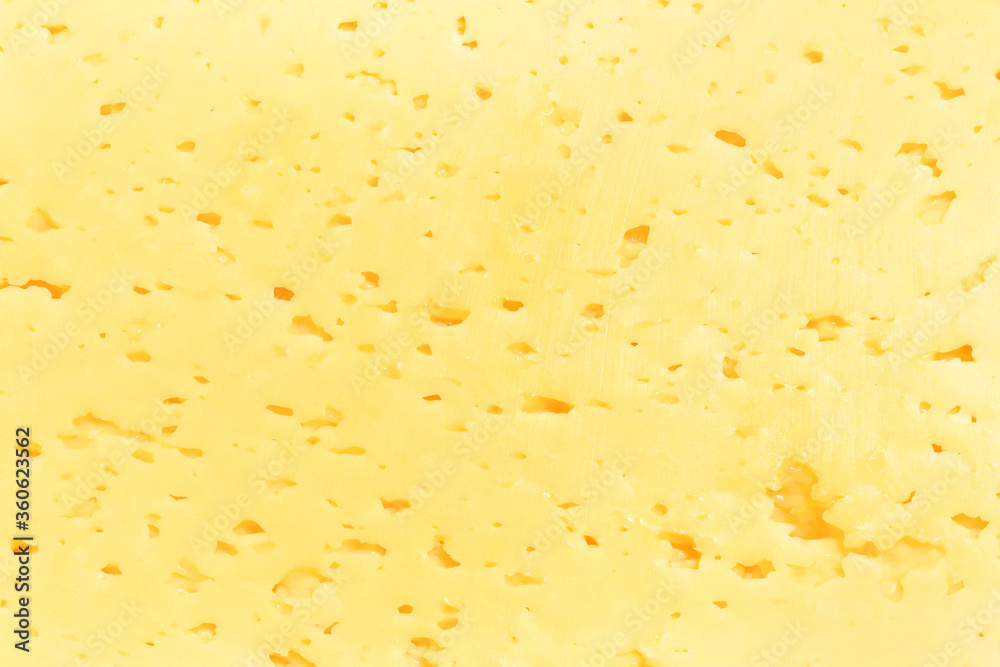 Cheese texture, yellow cheese background