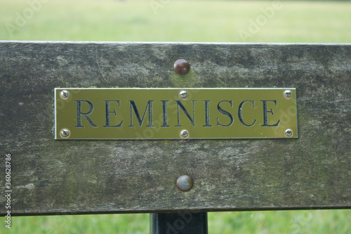 A sign reading 