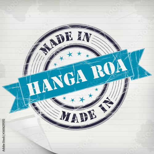 Stamp rubber Hang Roa