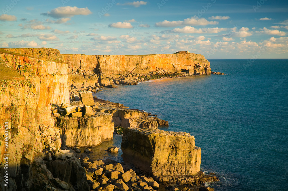 Stack Rocks St Govans Headland Pembroke Pembrokeshire Wales