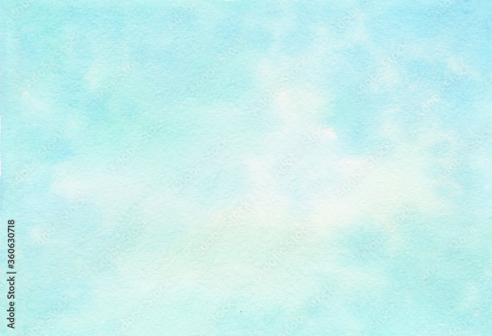 Hand drown watercolor abstract background