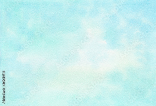 Hand drown watercolor abstract background