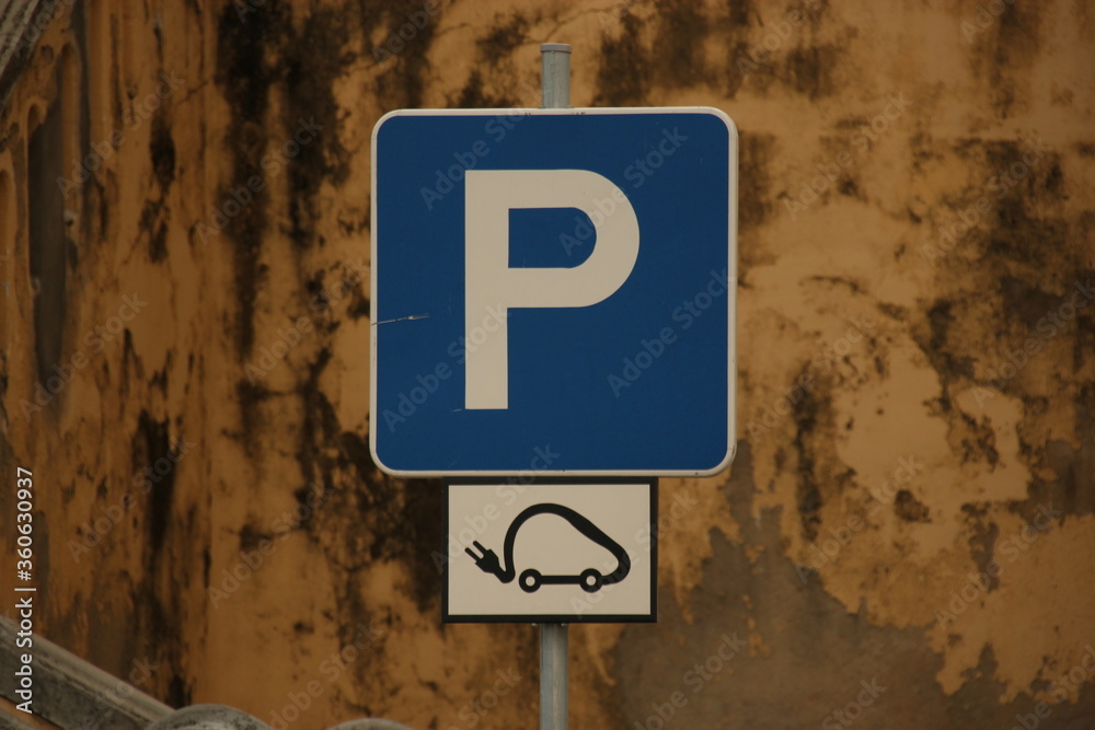 Elektroauto Parken Elektroauto Parken