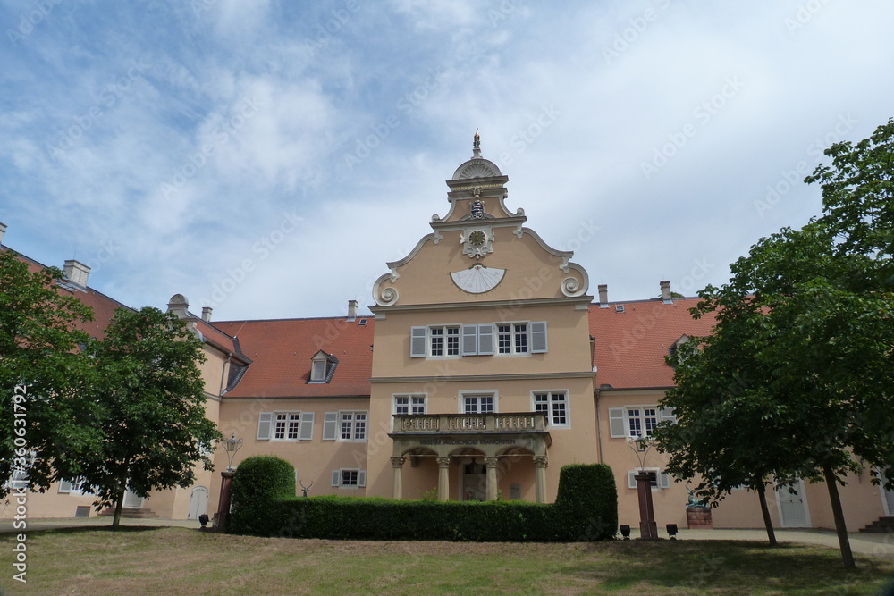 Jagdschloss Kranichstein in Darmstadt Innenhof