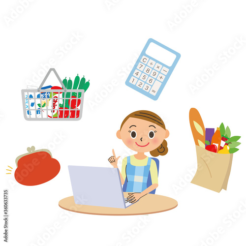 インターネットで食品購入