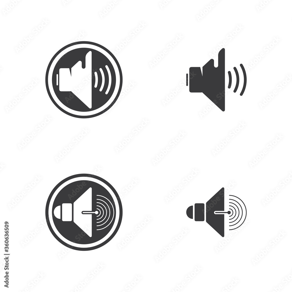 Megaphone vector illustration design template Megaphone vector illustration design template
