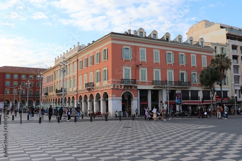 La place Masséna à Nice, ville de Nice, Département des Alpes Maritimes, France