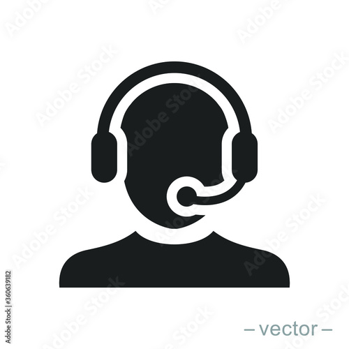 Telemarketers icon. Logo element illustration. telemarketers symbol design. colored collection. telemarketers concept. Can be used in web and mobile. EPS 10