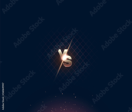 MMA. Modern professional mixed martial arts template logo design