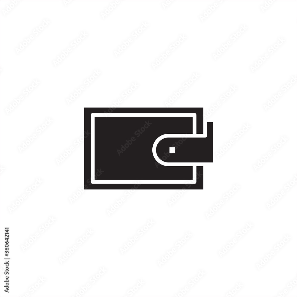 Wallet purse billfold icon design vector template Wallet purse billfold icon design vector template