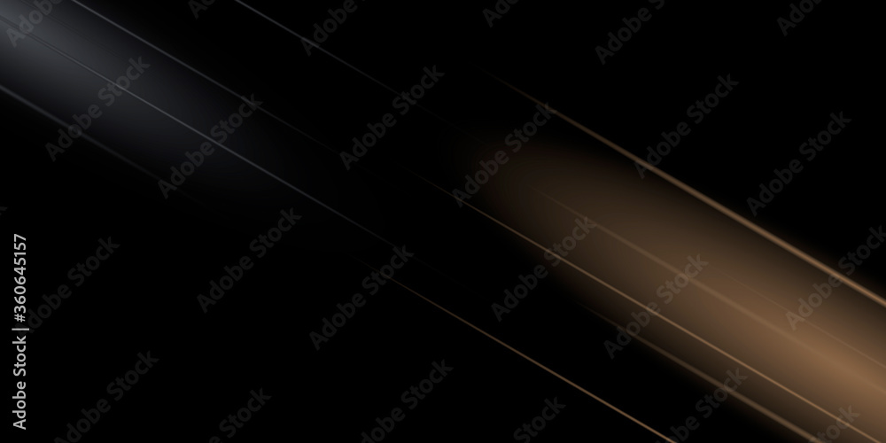 Abstract black and gold lines lights pattern background. Abstract black and gold lines lights pattern background.