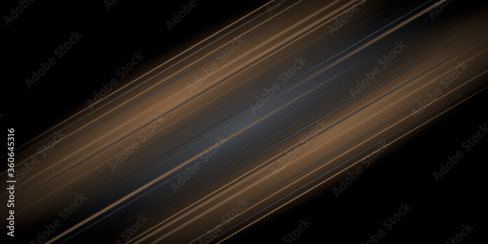 Gold black lines dynamic abstract vector background with diagonal lines. Trendy classic color of 2020. 3d cover of business presentation banner for sale event night party. Fast moving soft shadow dots Gold black lines dynamic abstract vector background with diagonal lines. Trendy classic color of 2020. 3d cover of business presentation banner for sale event night party. Fast moving soft shadow dots