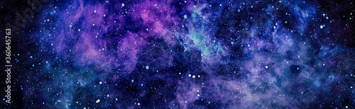 Canvas Print High quality space background