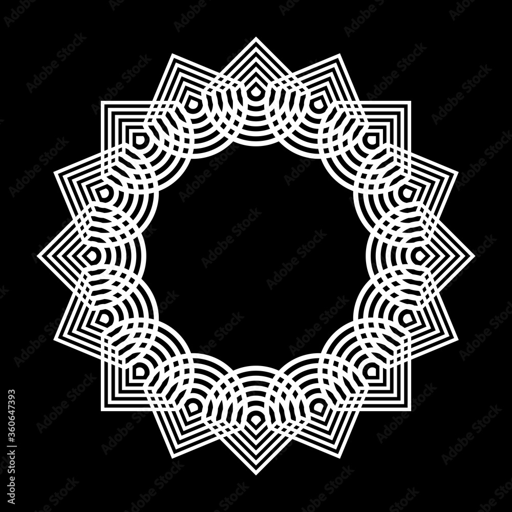 Design monochrome decorative element Design monochrome decorative element