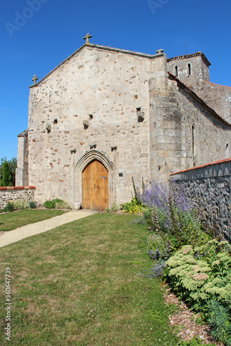 Saint-Christophe church in Mesnard-la-Barotière (France)