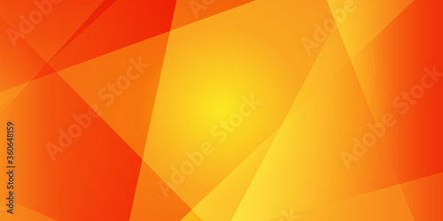 Abstract Yellow and orange warm tone background with simply curve lighting element vector. Vector illustration design for presentation, banner, cover, web, flyer, card, poster, wallpaper, texture