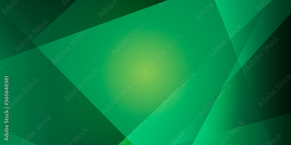 Obraz premium Green light presentation background. Vector illustration design for presentation, banner, cover, web, flyer, card, poster, wallpaper, texture, slide, magazine, and powerpoint. 