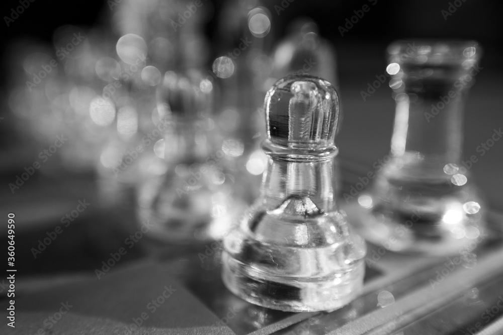 glass chess board glass chess board