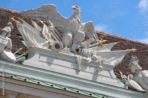 Photography hofburg palace in vienna (austria)