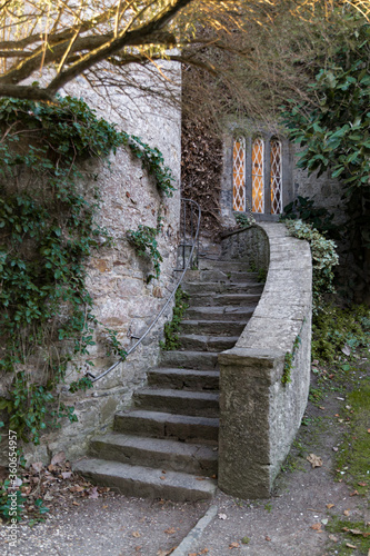 Fototapeta Naklejka Na Ścianę i Meble -  Old stone staircase to the castle