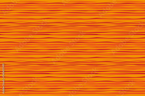 Orange abstraction texture from curved lines.