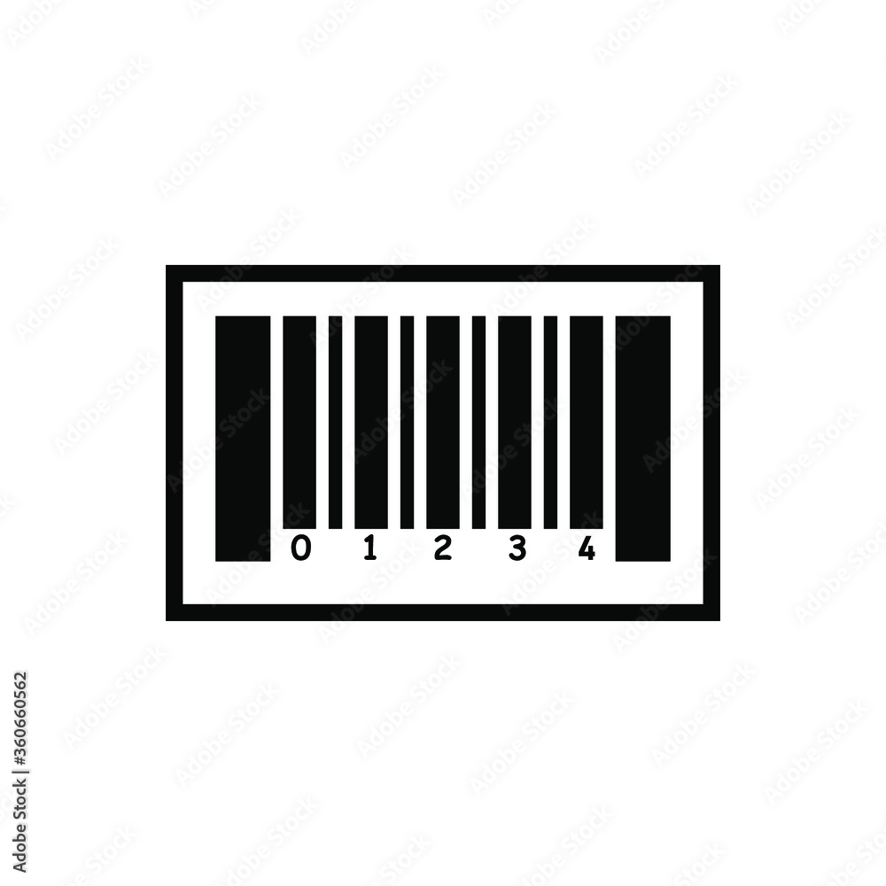 Barcode Icon Vector Logo Template Barcode Icon Vector Logo Template