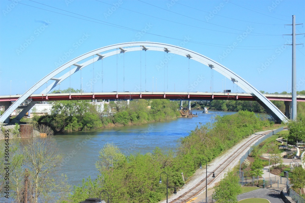 Obraz premium bridge over the river