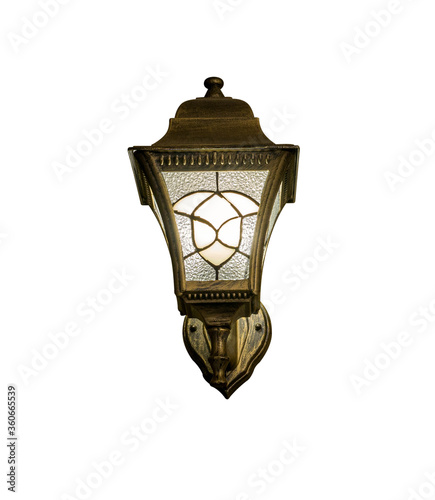 Sconce on white background