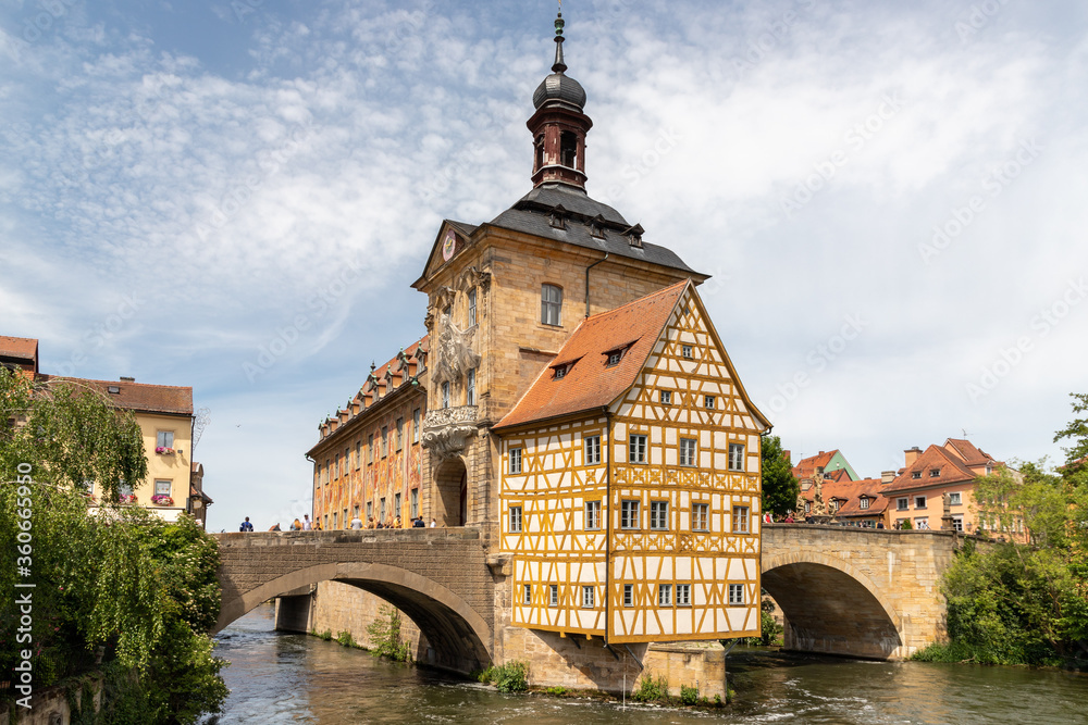 Fototapeta premium Rathaus in Bamberg
