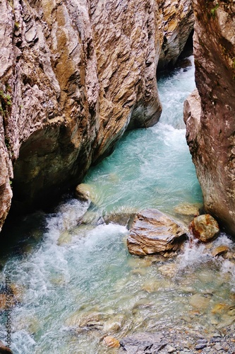 Rosenlaui-Gletscherschlucht, Meiringen, Schweiz