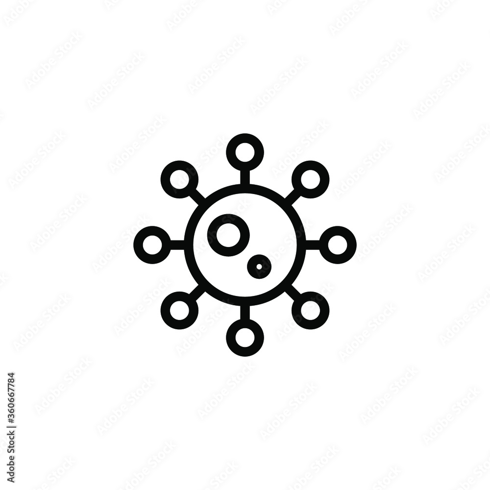 Corona Virus Icon/Covid-19 Icon Templete Illustrator