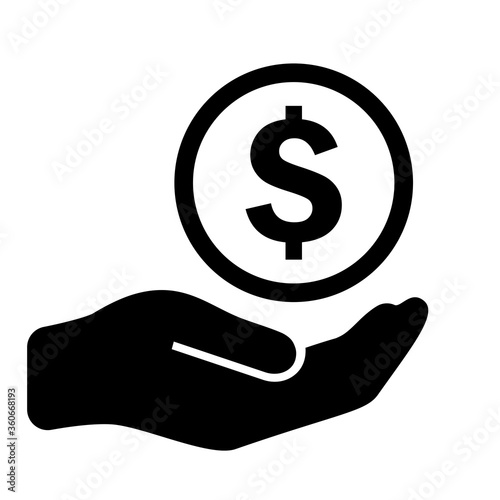 Donation vector icon
