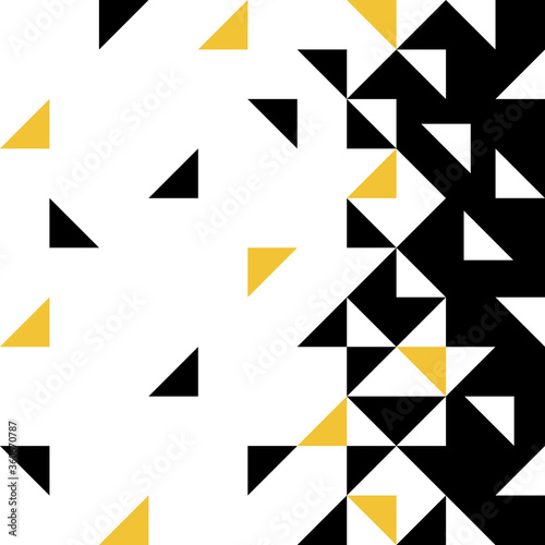 Background of geometric shapes. Colorful mosaic pattern. Triangle
