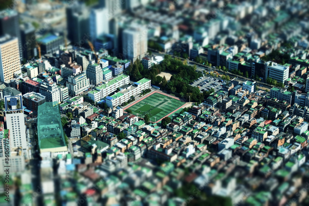 Obraz premium It is scenery of Seoul, capital city of Korea. 